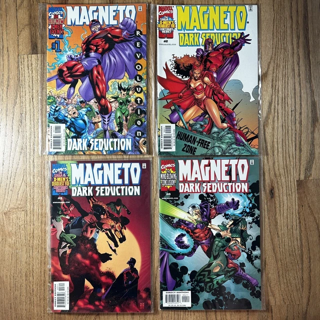 Magneto Dark Seduction #1-4 Complete Set Lot Marvel Comics 2000 NM