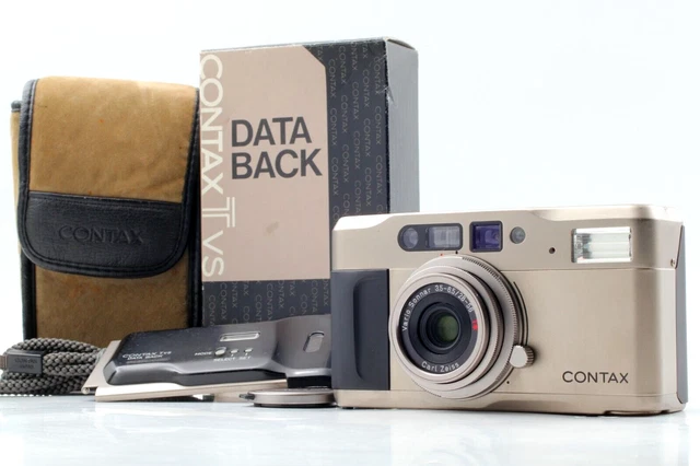 [NEAR MINT + Data Back Box] Contax TVS Point & Shoot 35mm Film Camera From JAPAN