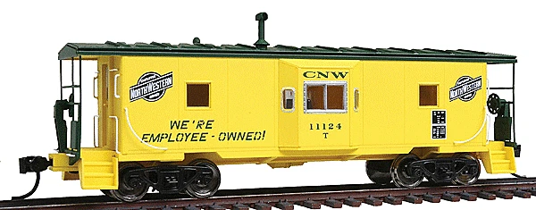 Walthers Platinum 932-40459 Chicago & North Western CNW Bay Window Caboose 11124