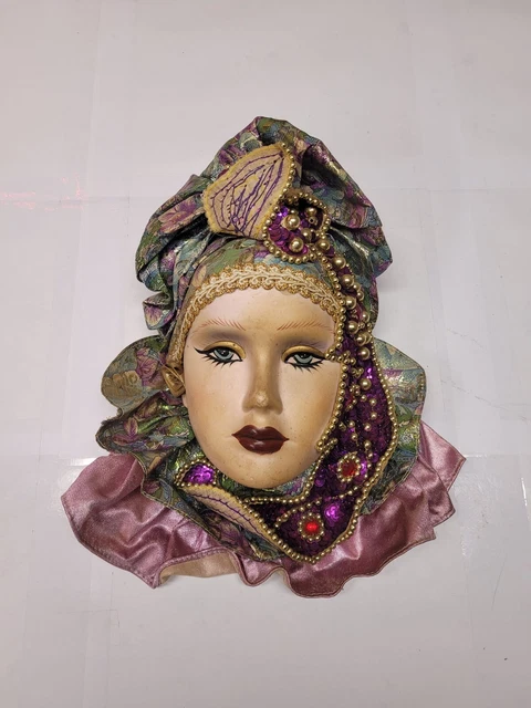 Máscara de porcelana vintage mujer / r3 d11