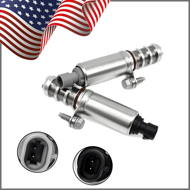 2 INTAKE & Exhaust Camshaft Position Actuator Solenoid Valve For GM
