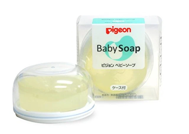Pigeon Baby Soap with Case 90g Free Shipping with Tracking number New from Japan