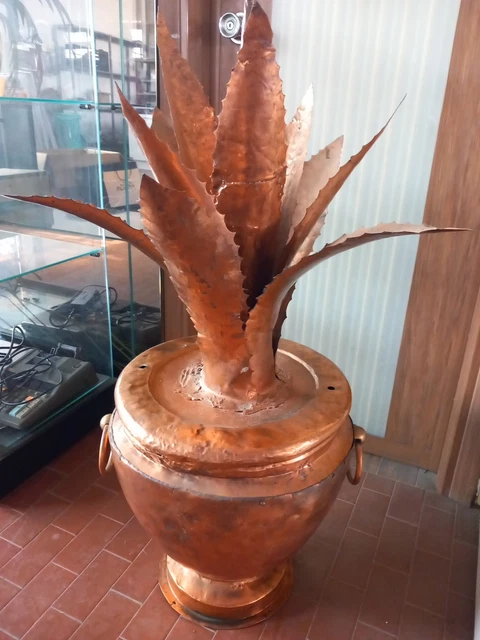 Anfora con manici in cotto decorato, Grecia. Cm 23. | Art La Rosa Casa