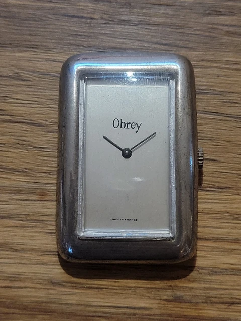 OBREY MONTRE BRACELET Ancienne En Argent Massif Made In France