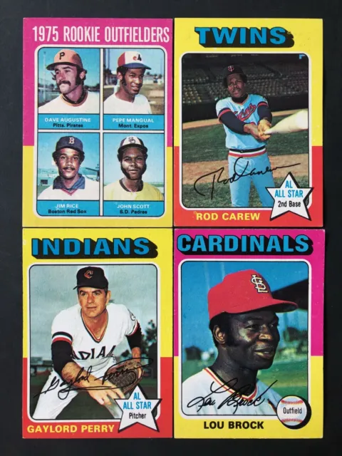 1975 Topps Baseball Cards Pick A Card (#490-660) Complete Your Set (NM-MINT)