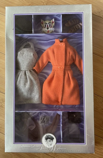 Cat Mask Outfit for Breakfast at Tiffany's Audrey Hepburn Barbie Doll - In Box