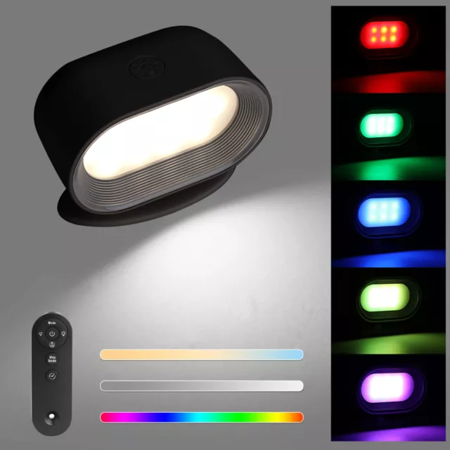 LED Wandleuchte Magnetische Wandlampe kabellose wandleuchten Akku Fernbedienung