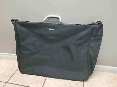 Black Ballistic Bag Luggage Suitcase Nylon Bifold Carry-On Garment