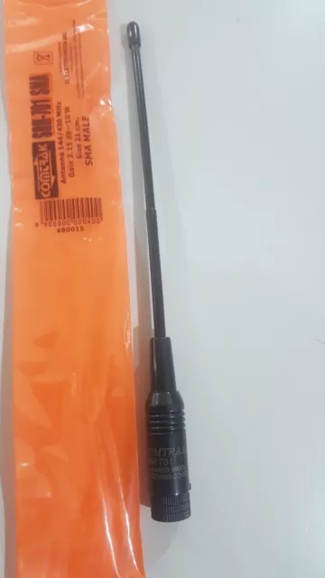 Comtrak Srh-701S Antenna Bibanda 144/430 Connettore Sma Maschio 490015