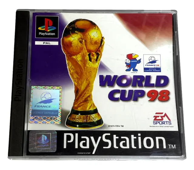 FIFA World Cup 98 PS1 PS2 PS3 PAL *Complete*