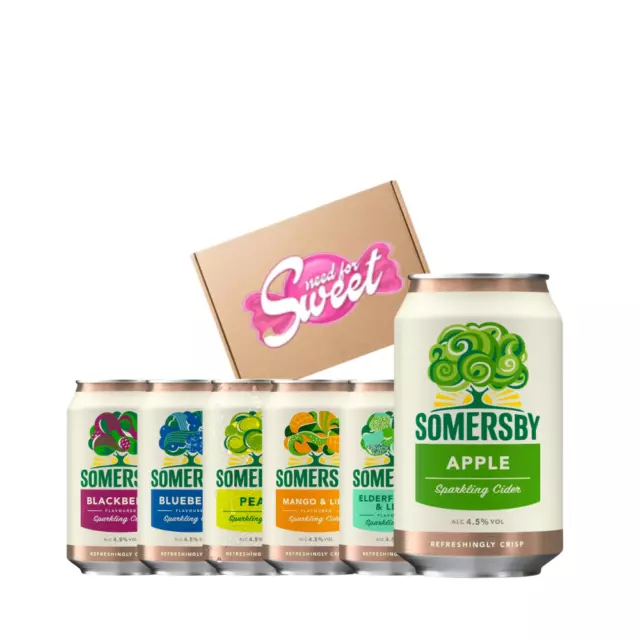 Somersby 6-Pack probierset 6x0,33l + Dosenkühler