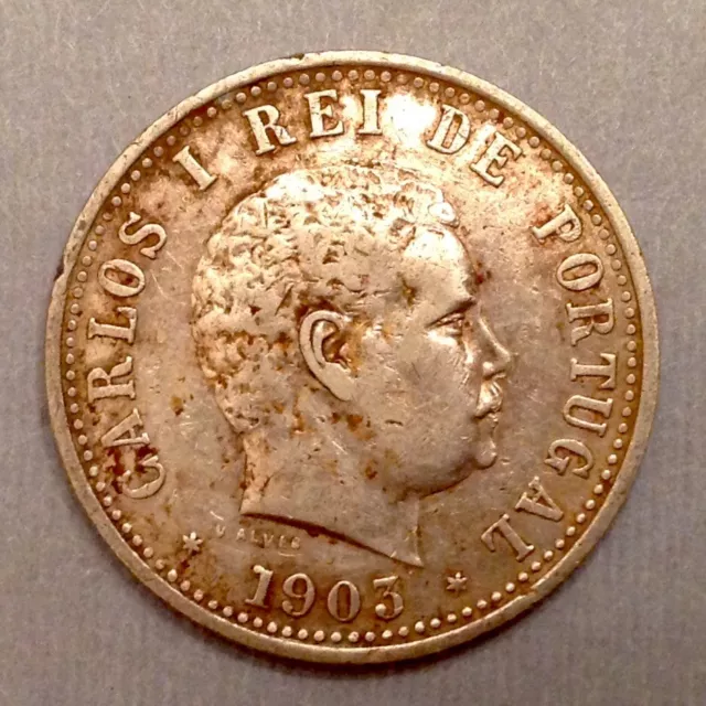 ~1903  Portuguese India Silver  One Rupia / Rupee - Sale Priced
