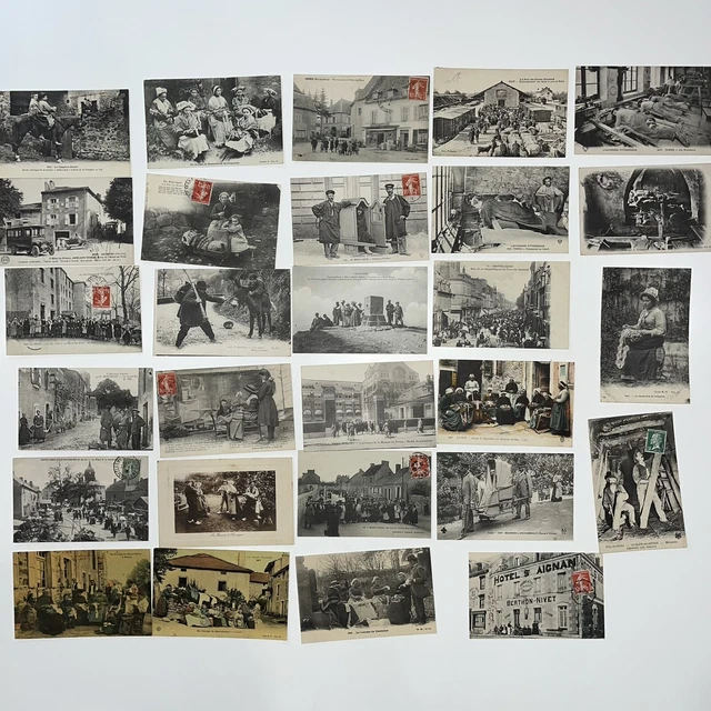 Cartes Postales Anciennes Animées 1910-1920 Lot K 28 CPA