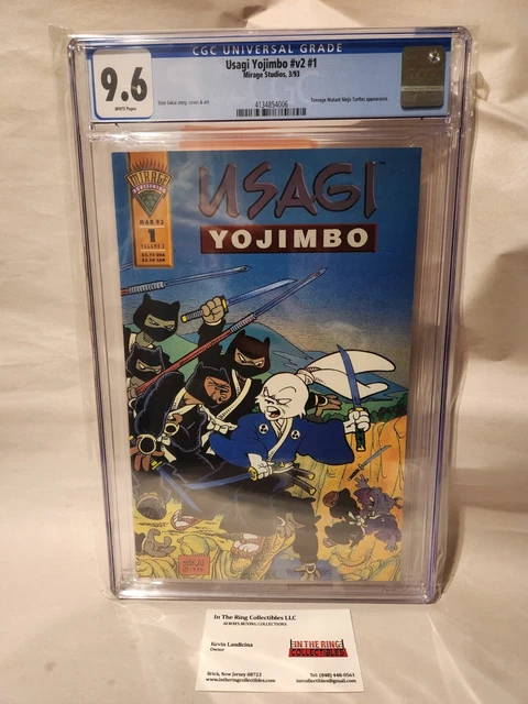 Usagi Yojimbo #v2 #1 3/93 CGC 9.6