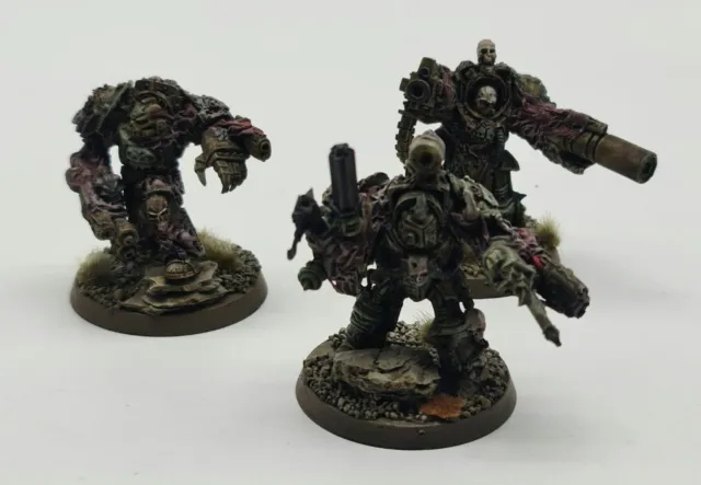 Chaos Terminators Obliterators Death Guard Nurgle Warhammer 40K pro painted