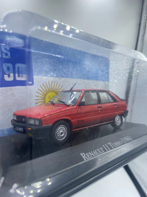 Voiture miniature Renault 11 TURBO rouge 1986 1/43 salvat coches diecast
