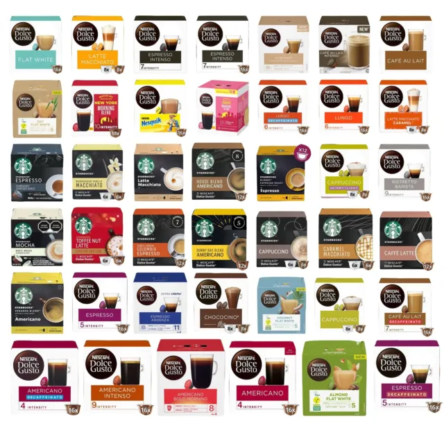 Nescafe Dolce Gusto Coffee Pods Flavours Perfect Coffee Pods Pack of 1 to 6