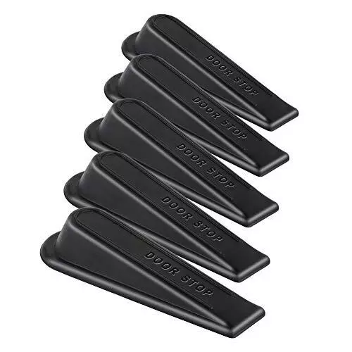 RUBBER DOORSTOPPER WEDGE Suitable for All Floors Non-Scratching and ...