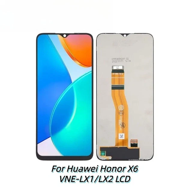 Schermo LCD Completo Per Honor X6b (JDY-LX1/LX2) – Display Touch Con Kit Riparazione, Nero Senza Cornice