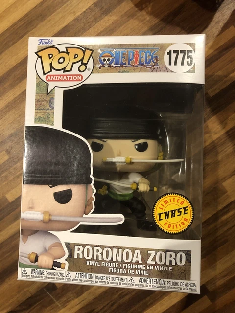 Figurine Funko Pop RORONOA ZORO CHASE One Piece N°1775 - Occasion, édition Spéciale Collector 2024