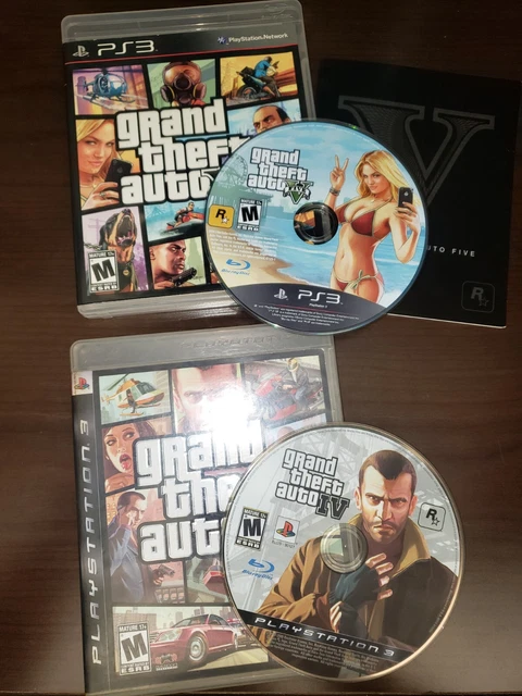 Grand Theft Auto IV GTA 4 - Playstation 3 PS3 (With Map and Guidebook
