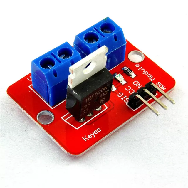 2PCS New MOSFET Button IRF520 MOSFET Driver Module for Raspberry pi Arduino ARM