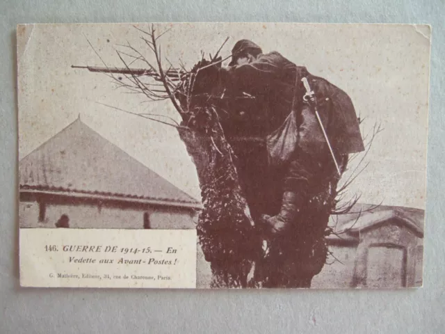 Cpa Militaria - Featured In The Front! Hairy Soldier The War Of 1914-15