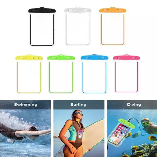 Waterproof Floating Pouch Dry Case Cover For iPhone Cell Phone Touchscreen Lot 2