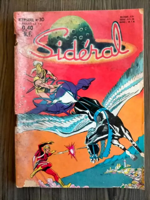 bd SIDERAL  n° 30  Artima 1960 FLASH ADAM STRANGE