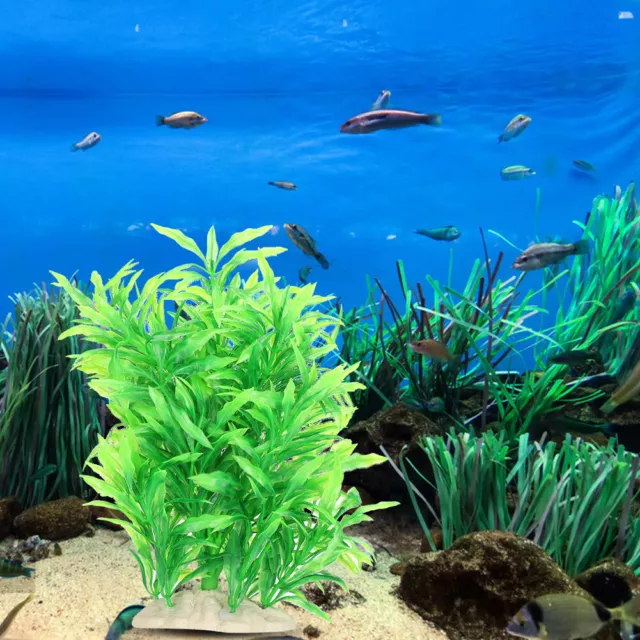 Simulation De L'herbe De L'eau Aquarium à Poissons Tank Paysage Aquar Qcs