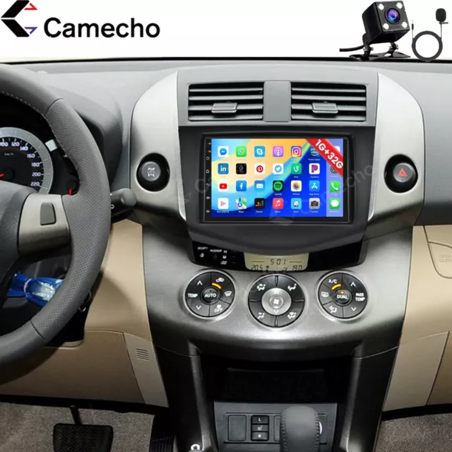 1+32GB Für Toyota RAV 4 2006-2012 Android 13 AutoRadio GPS Navi WIFI RDS Kamera