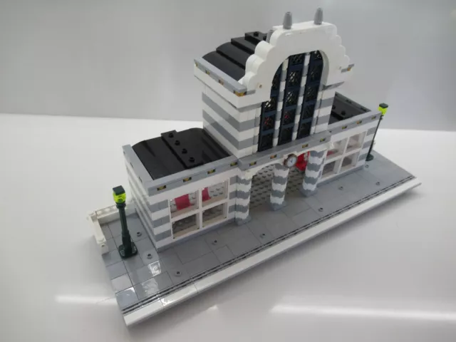 Lego Train Treno Eisenbahn Zug City Bahnhof Stazione Modular Station Moc