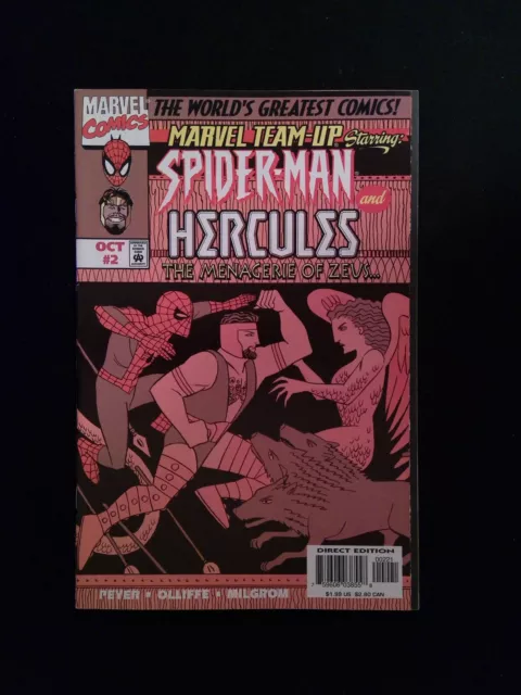 Marvel Team-Up #2B (2ND SERIES) MARVEL Comics 1997 VF+  VARIANT COVER