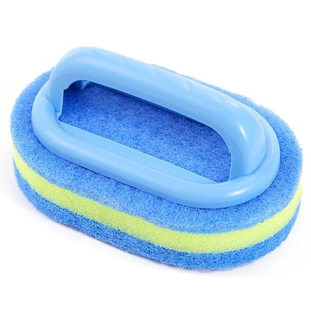 3-Layer Thick Foam Swimming Pool Cleaning Brush, Handheld