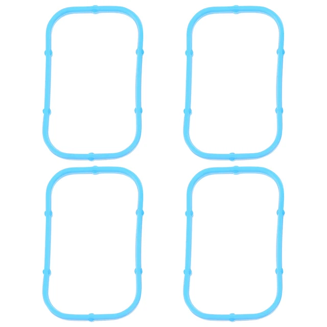 4 pz collettori di aspirazione guarnizione accessori auto accessori riparazione auto blu