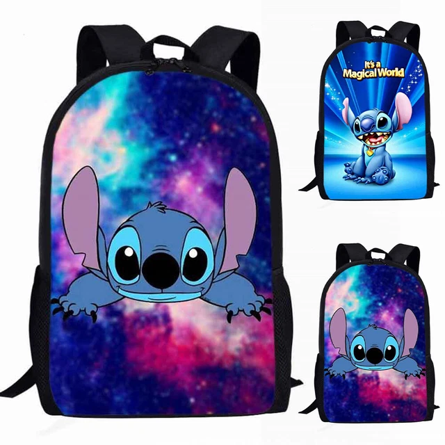 LILO AND STITCH 3D Printed Backpack Kids Boys Girls Travel Shoulder ...