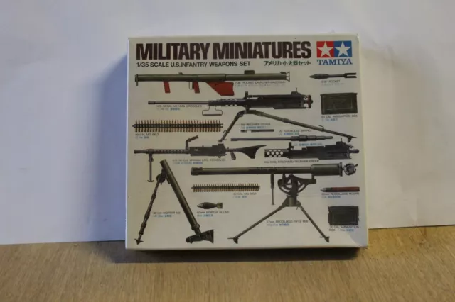 Tamiya Vintage Military Miniatures 1/35 Scale U.s. Infantry Weapons Set