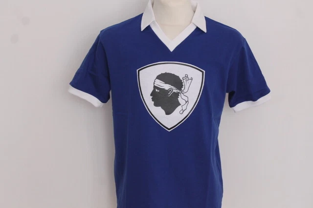 Maillot BASTIA vintage années 70 coton shirt Corse maglia jersey manches longues | eBay