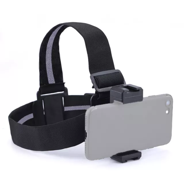 Head Strap Adjustable Universal Mobile Phone Clip Fix Mount Cellphone Holder
