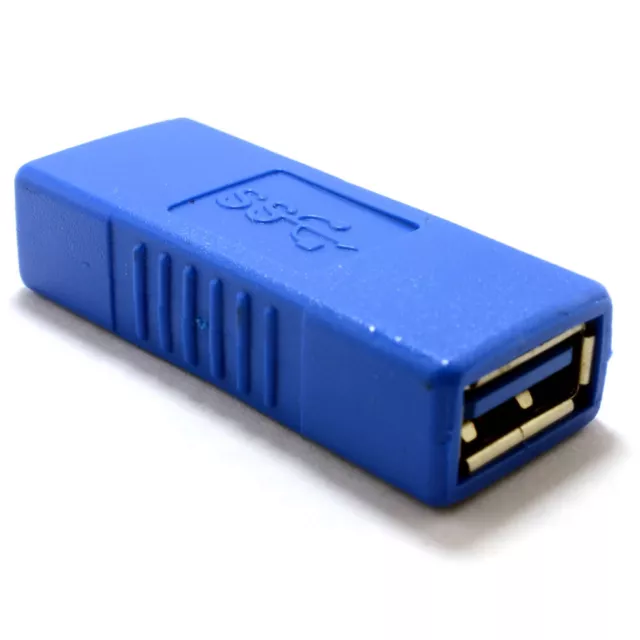 USB 3.0 Super Vitesse Raccord/Raccord A Femelle pour Un À Joint Câbles [007004]