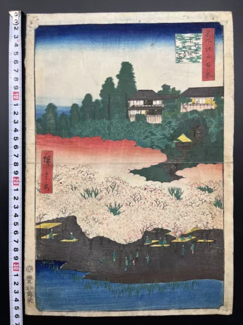 Guaranteed Authenticity, Edo Period, Authentic Ukiyo-E Woodblock Print, First Ge