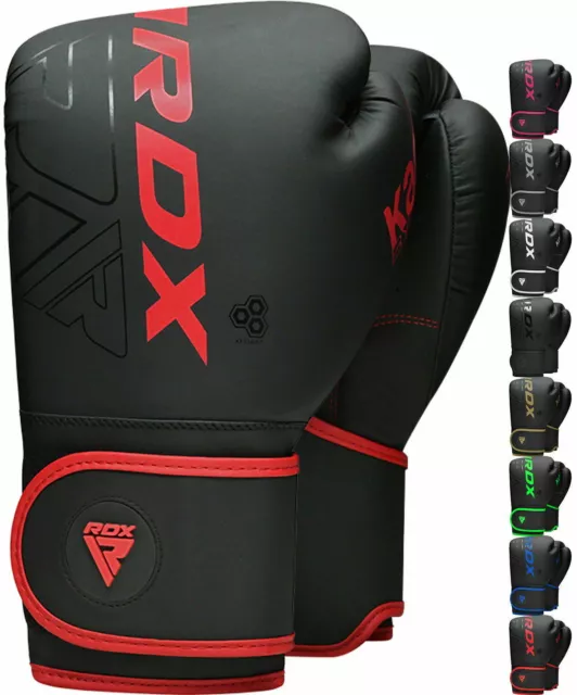 RDX Gants de Boxe Muay Thai Sparring Kickboxing Sac Frappe Combat Entrainement