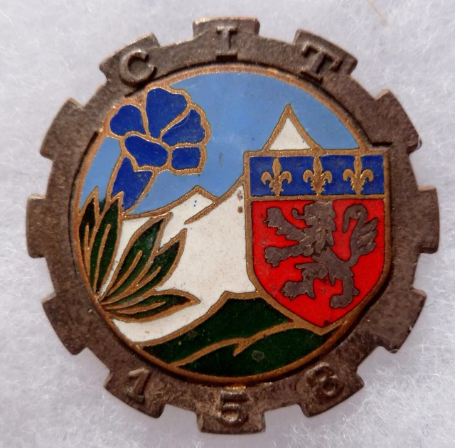 INSIGNE CIT 158 TRAIN sans attache ORIGINAL émail ancien EUR 4,99 INSIGNE CIT 158 TRAIN sans attache ORIGINAL émail ancien EUR 4,99