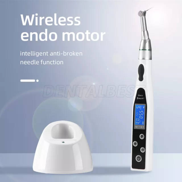 Dental Wireless LED Endo Motor 16:1 Contra Angle Root Canal Smart Handpiece FDA