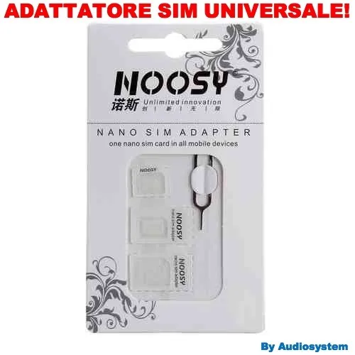 Adattatore Universale Sim Scheda Noosy® Per Micro Nano Standard Tablet Cellulare