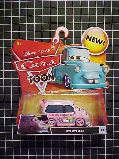 DISNEY PIXAR CARS Toon Bye Bye Kar #28! Tokyo Mater Tuner Van! Nip