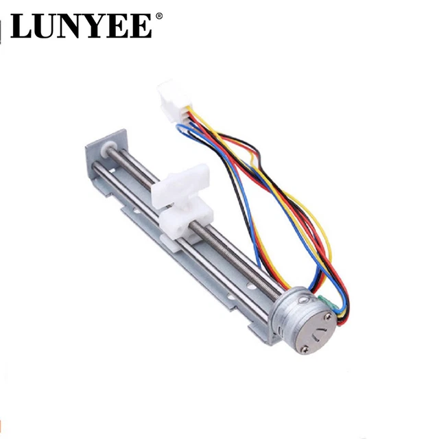 2 Phase 4 Wire 18 Degree Step Angle Stepper Motor Screw With Nut Slider DC 9-12V