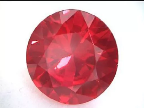 7 mm 2.05 cts Round Brilliant Cut Lab Created Ruby