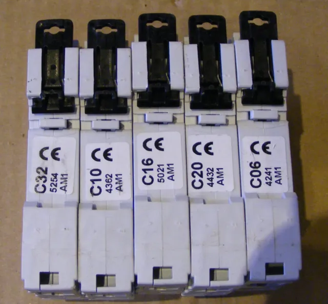 MEM/Eaton Memshield 2 Single Pole MCB  63A, 50A, 40A, 32A, 20A, 16A, 6A  Type C 3