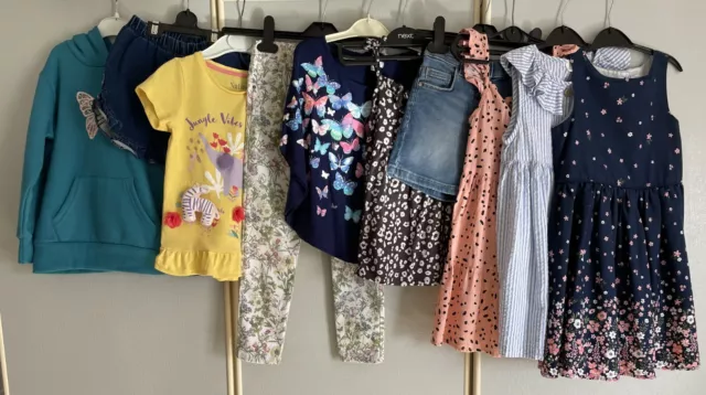 Girls Clothing Bundle 10 Items Next Etc Age 5-6 Years